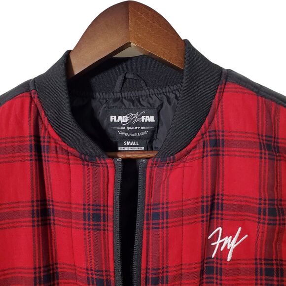 Flag Nor Fail Light Explorer Vest Size S Buffalo Plaid Nylon Ripstop Womens - Picture 3 of 10